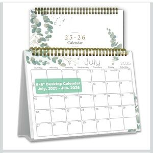 25-26 Desktop Calendar